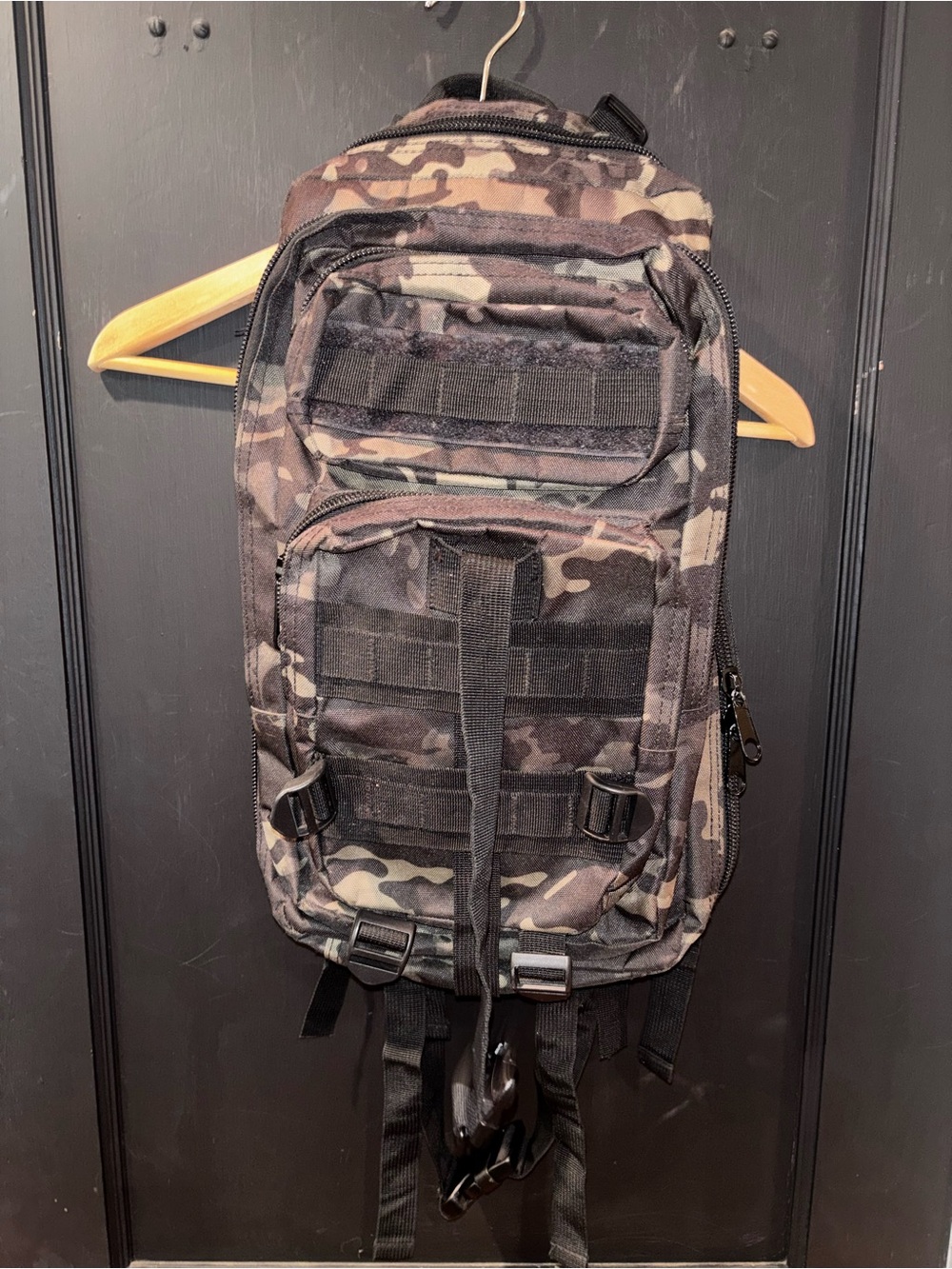 Tactical Camo MOLLE Backpack MultiCam Utility Pack Hiking Camping